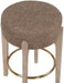 Torino - Backless Counter Stool With Brushed Natural Base (Set of 2) - Simple Home Plus