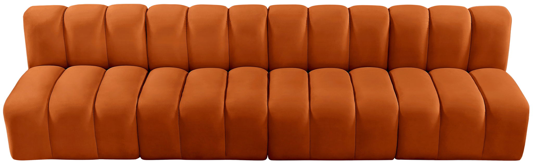 Arc - Velvet 4 Seats Modular Sofa - Simple Home Plus