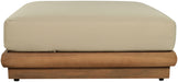 Mirella - Water Resistant Fabric Upholstered Outdoor Patio Modular Ottoman - Simple Home Plus
