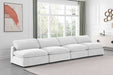 Comfy - Velvet Modular Armless Sofa 4 Seats - Simple Home Plus