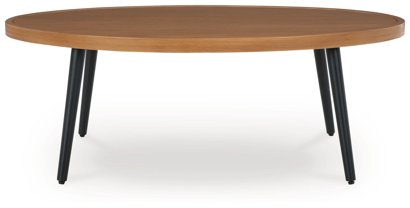Horizon Hall - Two-tone Brown - Cocktail Table - Simple Home Plus