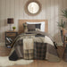 Winter Hills - Oversized Cotton Quilt Set - Tan - Simple Home Plus