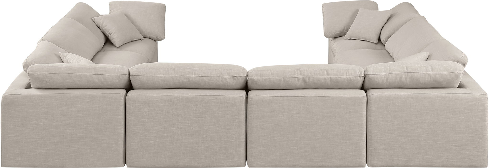 Indulge - Linen 8 Piece Modular Sectional - Simple Home Plus