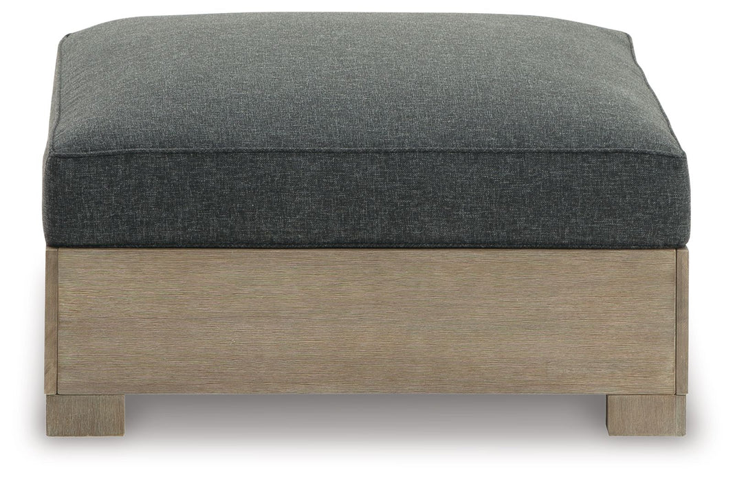 Citrine Park - Brown - Ottoman With Cushion - Simple Home Plus