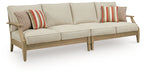 Clare View - RAF/LAF Loveseat With Cush (Set of 2) - Beige - Simple Home Plus