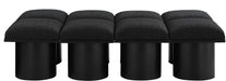 Pavilion - 8 Piece Modular Bench With Black Base - Simple Home Plus