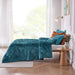 Felicia - King Comforter Set - Teal - Simple Home Plus