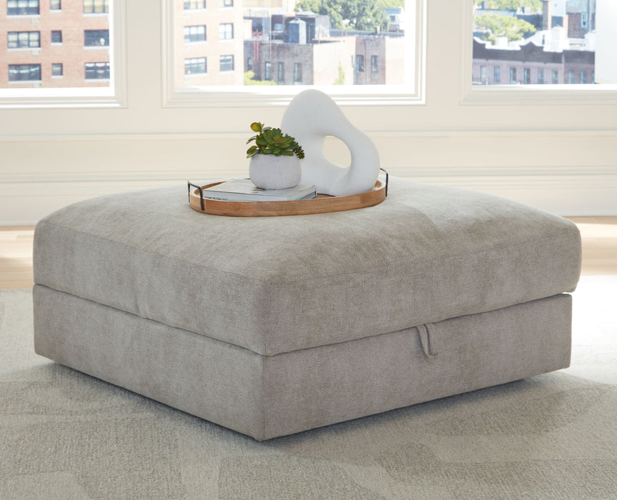 Aslan Court - Pebble - Ottoman With Storage - Simple Home Plus