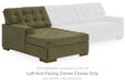 Caspian-Town - LAF Corner Chaise - Olive - Simple Home Plus