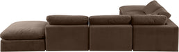 Comfy - 6 Piece Velvet Modular Sectional - Simple Home Plus