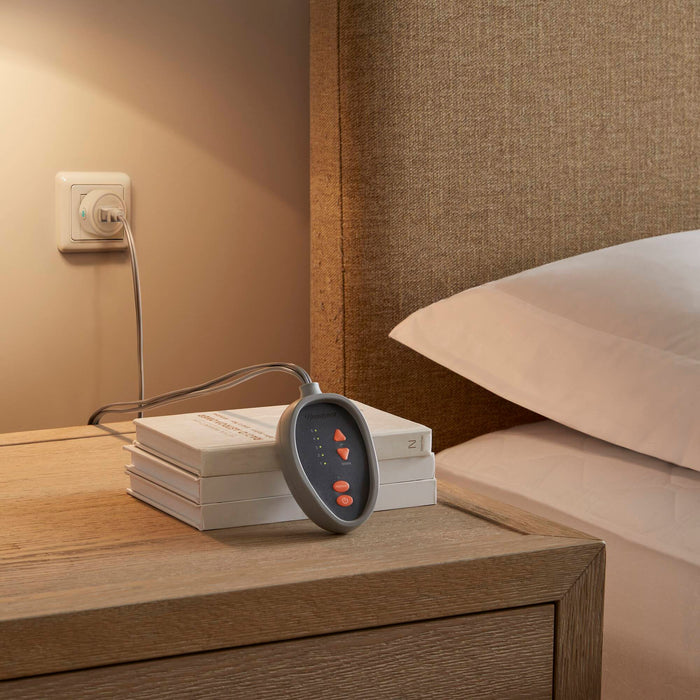 Cotton Blend - California King Heated Mattress Pad - White