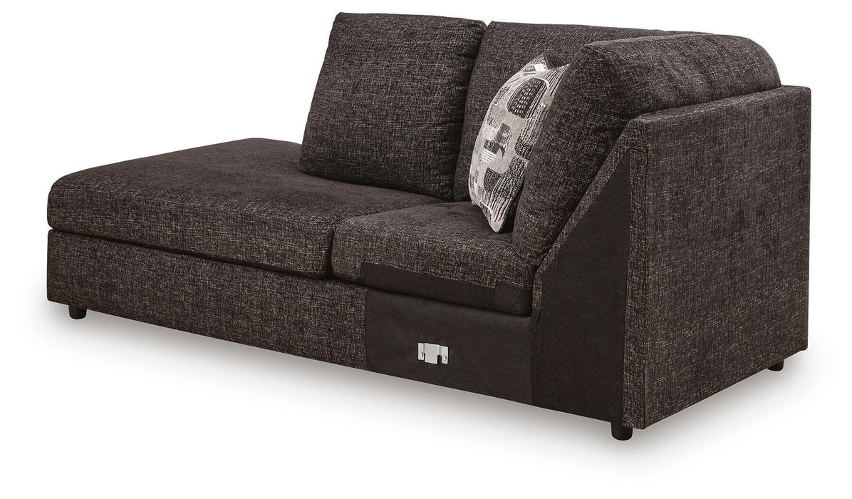 Lentiz - LAF Corner Chaise - Onyx - Simple Home Plus