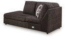Lentiz - LAF Corner Chaise - Onyx - Simple Home Plus