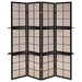 Iggy - 4-Panel Room Divider Folding Shoji Screen - Cappuccino - Simple Home Plus