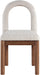 Conrad - Linen Dining Chair With Brown Legs - Simple Home Plus