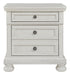Robbinsdale - Antique White - Two Drawer Night Stand - Simple Home Plus