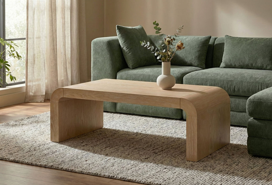 Toulon - Oak Veneer Coffee Table - Simple Home Plus