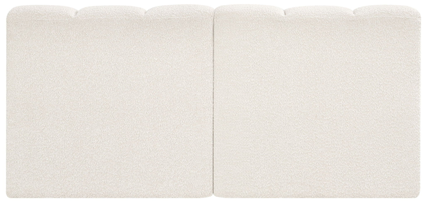 Arc - Boucle Fabric 2 Seats Modular Sofa - Simple Home Plus
