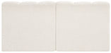Arc - Boucle Fabric 2 Seats Modular Sofa - Simple Home Plus
