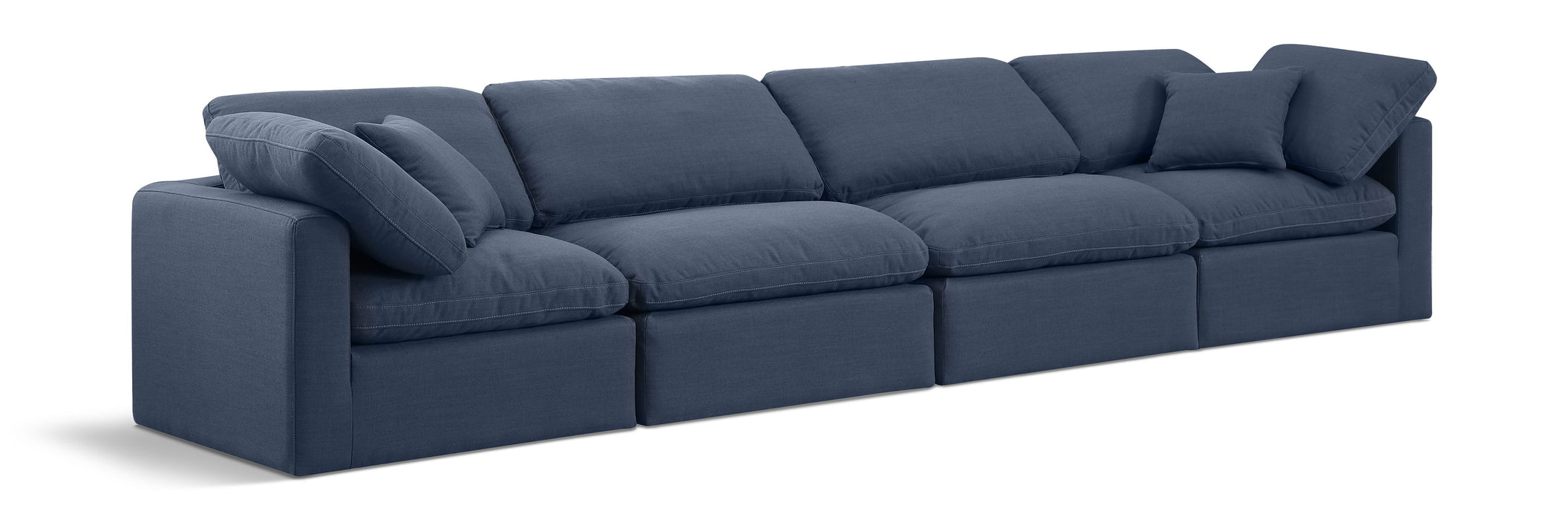 Indulge - Linen 4 Seat Modular Sofa - Simple Home Plus