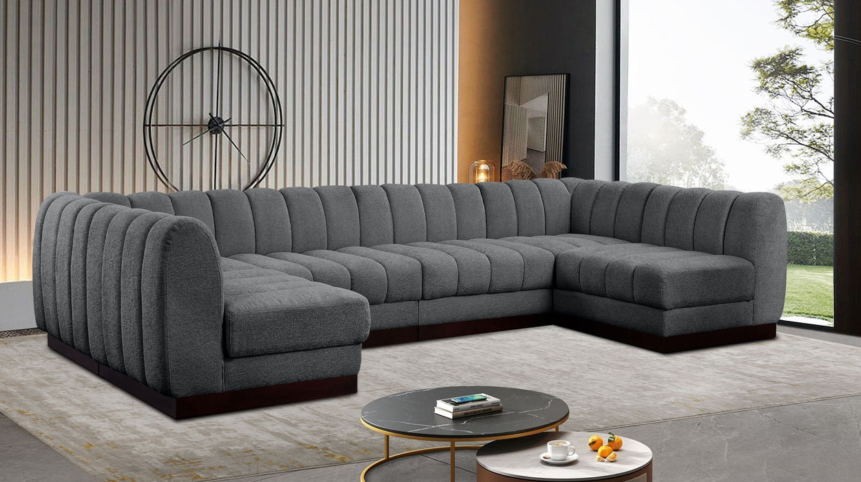 Quinn - 6 Piece Modular Sectional - Simple Home Plus