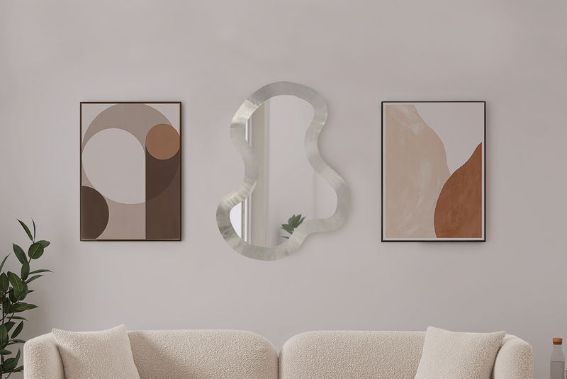 Oblique - Metal Frame Mirror