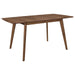 Alfredo - Extension Leaf Dining Table - Natural Walnut - Simple Home Plus