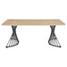 Altus - Composite Wood Dining Table - Natural Oak - Simple Home Plus