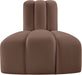 Arc - Faux Leather Reverse Corner Chair - Simple Home Plus