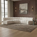 Arc - Boucle Fabric 6 Piece U-Shaped Modular Sofa - Simple Home Plus