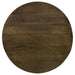 Yaritza - Round Mango Wood Coffee Table - Natural And Gunmetal - Simple Home Plus