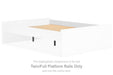 Onita - Twin/Full Platform Rails - White - Simple Home Plus