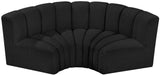 Arc - Boucle Fabric 3 Piece Modular U-Shaped Sofa - Simple Home Plus