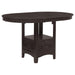 Lavon - Oval Extension Counter Dining Table - Espresso - Simple Home Plus