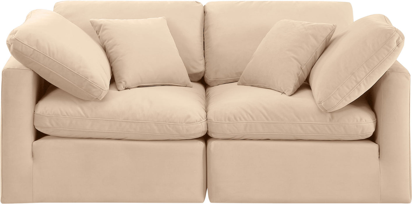 Indulge - Velvet 2 Seat Modular Sofa - Simple Home Plus