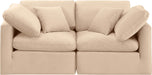 Indulge - Velvet 2 Seat Modular Sofa - Simple Home Plus