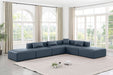 Cube - 6 Piece Modular Corner Armless Sectional - Simple Home Plus