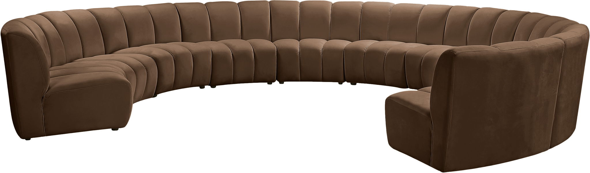 Infinity - 10 Piece Velvet Modular Sectional - Simple Home Plus