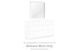Fortman - Bedroom Mirror - White - Simple Home Plus