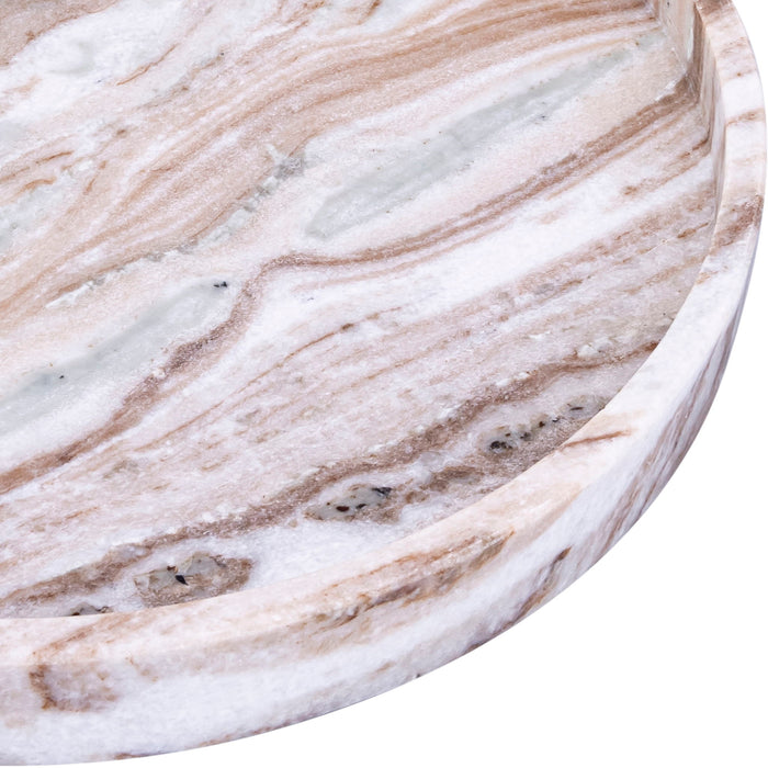 Barletta - Marble Round Tray - Simple Home Plus