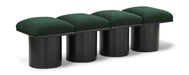 Pavilion - 4 Piece Modular Bench With Black Base - Simple Home Plus