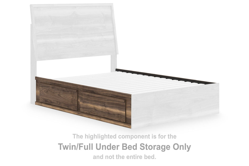 Chirason - Twin/Full Under Bed Storage - Brown - Simple Home Plus