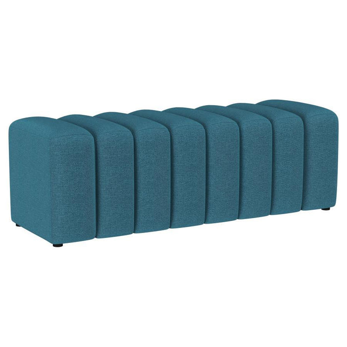 Summer - Fabric Upholstered Tufted Accent Bench - Simple Home Plus