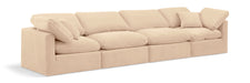 Indulge - Velvet 4 Seat Modular Sofa - Simple Home Plus