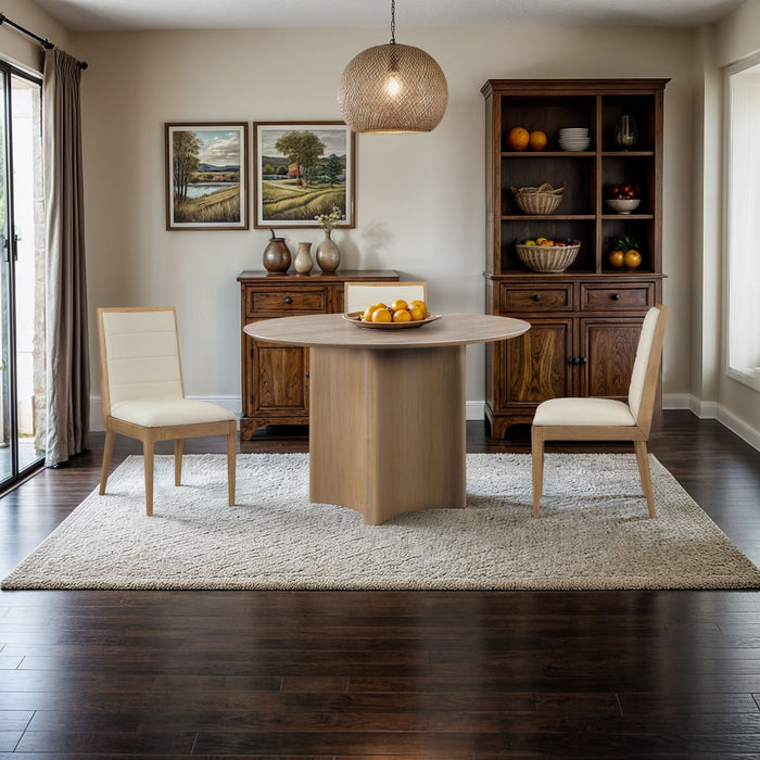 Corvina - Square Oak Veneer Dining Table - Simple Home Plus