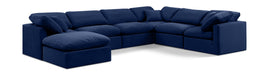 Indulge - Velvet 7 Piece Modular Sectional - Simple Home Plus