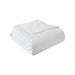 Quebec - Oversized Quilted Throw - White - Simple Home Plus