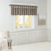 Emilia - Lightweight Valance With Beads - Pewter - Simple Home Plus