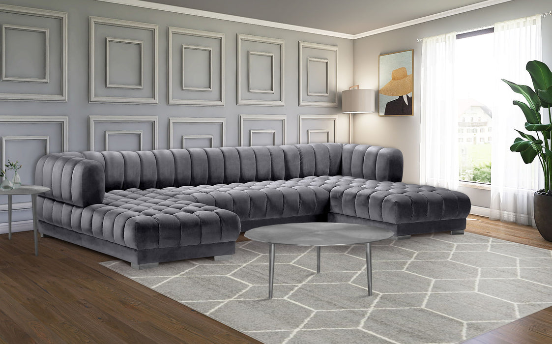 Gwen - 3 Piece Sectional - Simple Home Plus