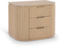 Astrid - Solid Wood And Oak Veneer Nightstand - Simple Home Plus
